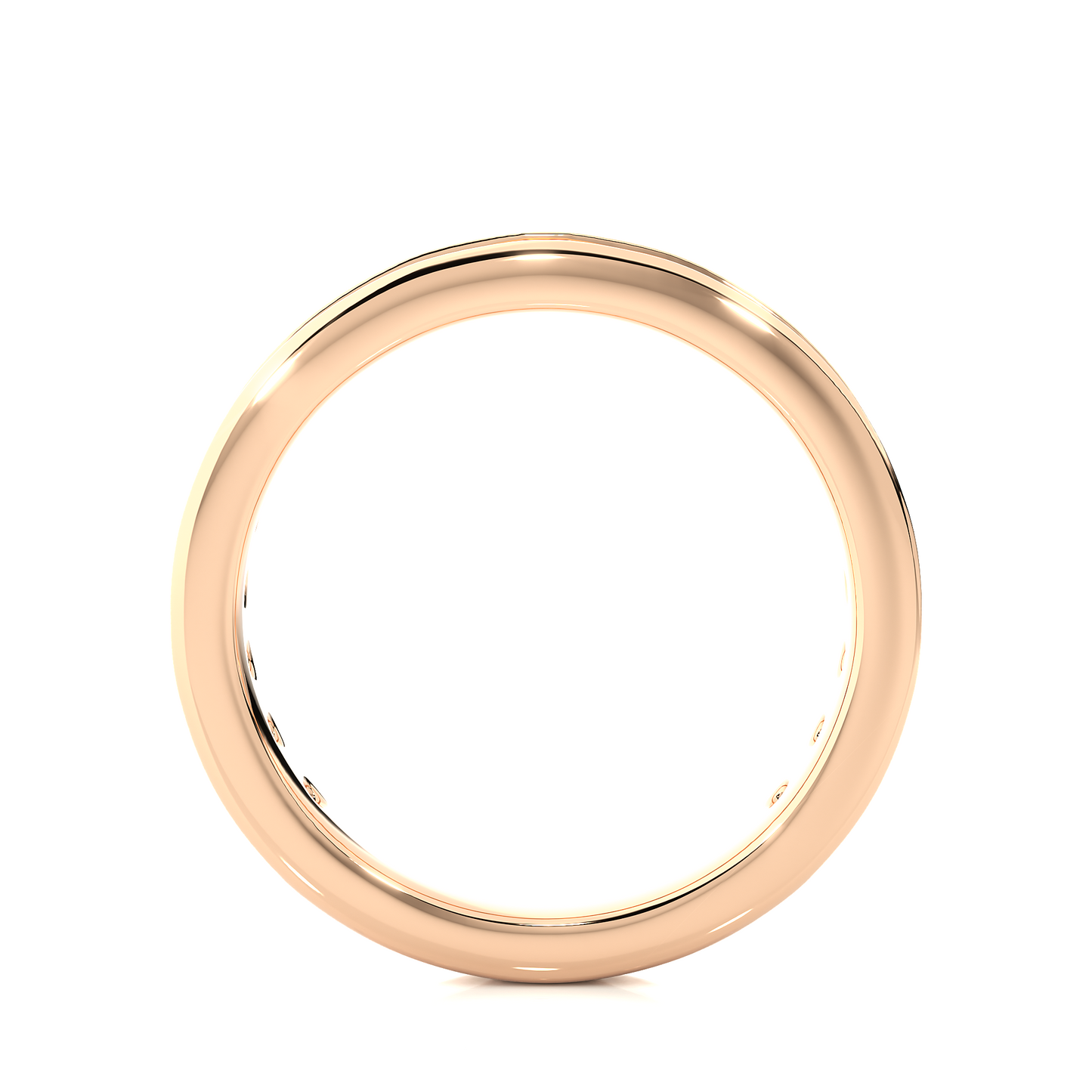 1.12 CT Minimalist Stackable Band Ring Elegant Everyday Jewelry With Round Labgrown Diamond - HIGHCARAT DIAMONDS