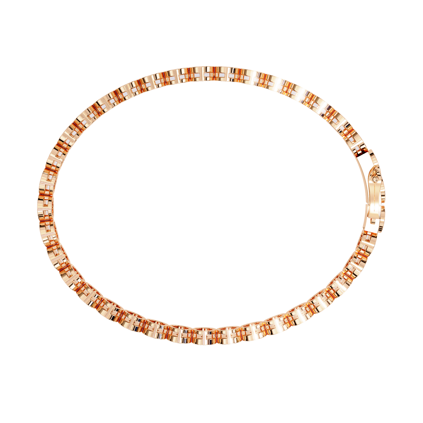 Round Cut Diamond Bezel Set Art Deco Delicate Timeless Handmade Stacking Vintage Tennis Bracelet
