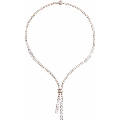 14K Yellow 26 1/5 CTW Lab-Grown Diamond 20" Necklace