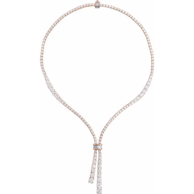 14K Yellow 26 1/5 CTW Lab-Grown Diamond 20" Necklace