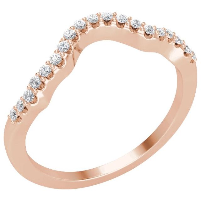 14K Yellow 1/6 CTW Lab-Grown Diamond Band