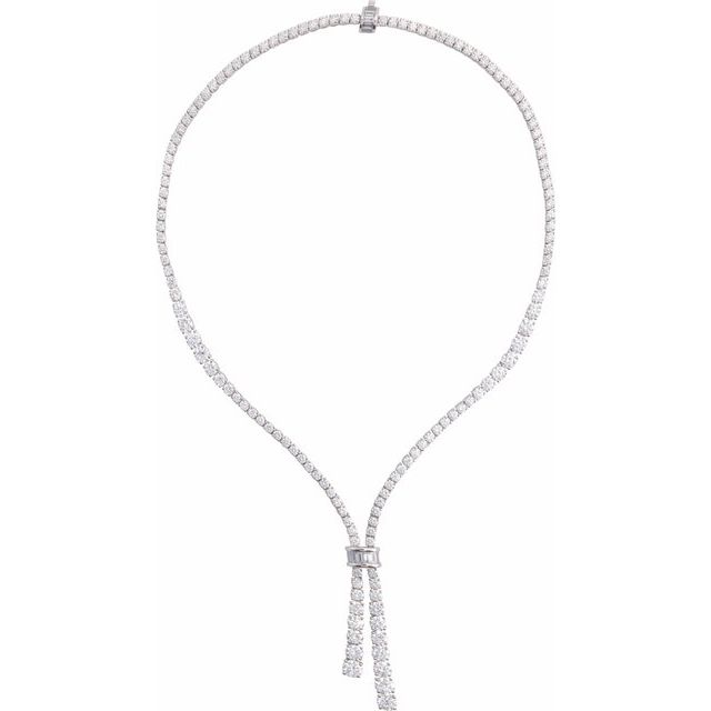 14K Yellow 26 1/5 CTW Lab-Grown Diamond 20" Necklace