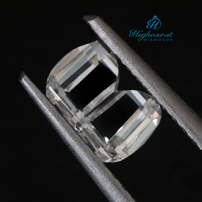 Alphabet B Shape White Colorless Diamond, Unique Elegant Prefect  Antique Statement Diamond Use For Pendant