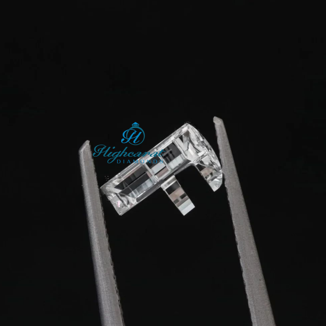 Alphabet F Shape Elegant Loose Diamond Antique Top Grade Lab Grown Minimalist Perfect Classic Diamond Use For Solitaire Pendant