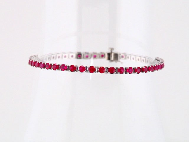 14k-white-lab-grown-ruby-line-7"-bracelet