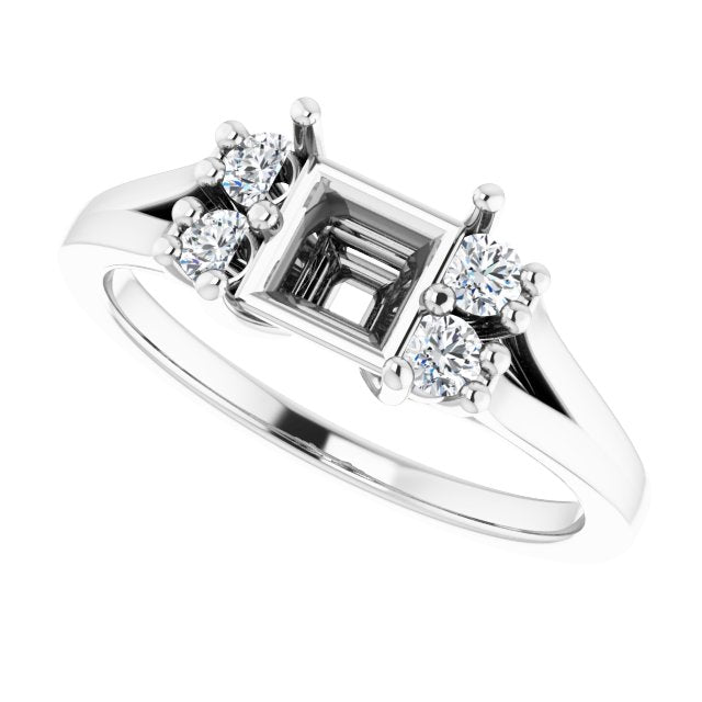 14k-white--square-1/5-ctw-natural-diamond-semi-set-ring