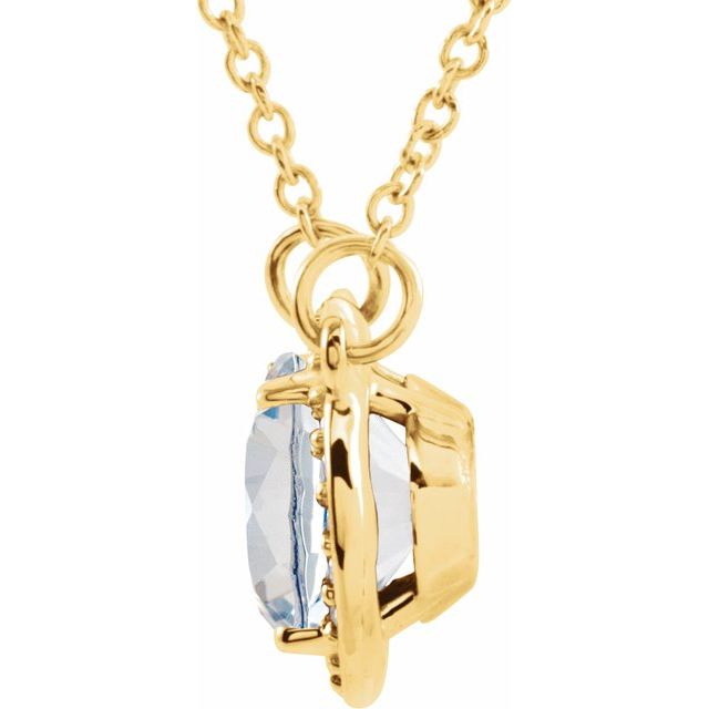 14k-yellow-imitation-white-diamond-&-.04-ctw-natural-diamond-16-1/2"-necklace