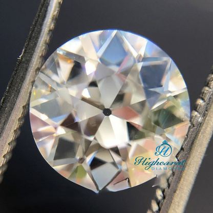 Round Cut Old Mine Cut Diamond, Elegance Handcrafted Antique Minimalist Dainty Perfect Diamond Use For Solitaire Ring, Pendant