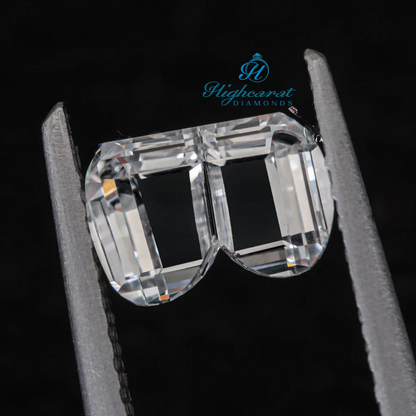 Alphabet B Shape White Colorless Diamond, Unique Elegant Prefect  Antique Statement Diamond Use For Pendant