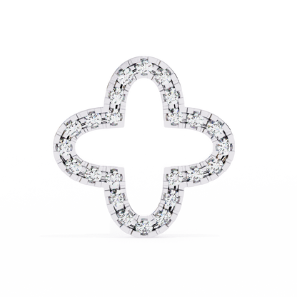 Round Cut Diamond Cluster Dainty Classic  Antique Handmade Screw Back Wedding Stud Earring For Her