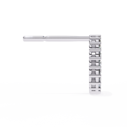 Round Cut Lab Grown Diamond Circle Shape Antique Delicate Prong Set Bridesmaid Stud Earring Gift For Women's