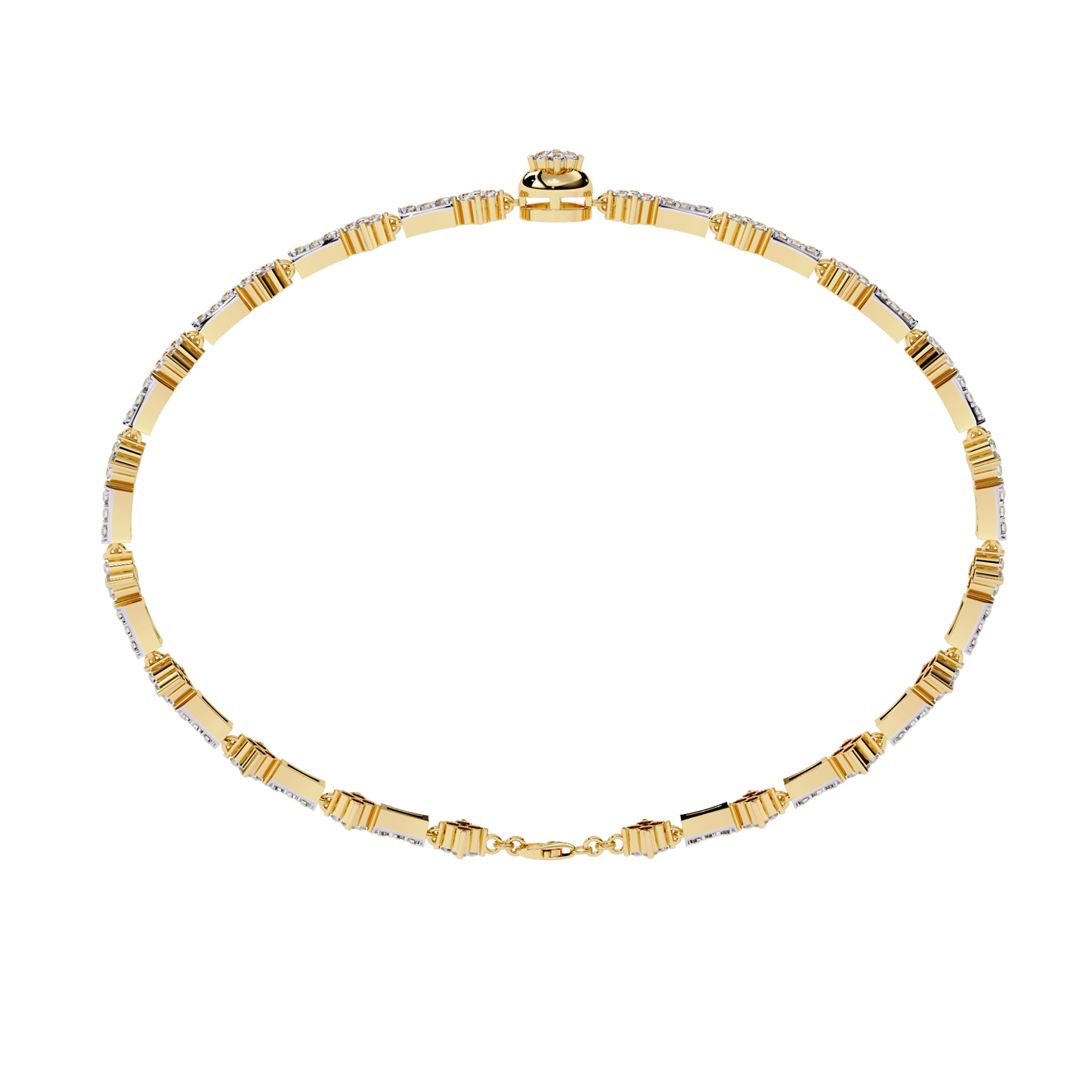 Round Cut Lab Grown Diamond Unique Delicate Classic Wedding Tennis Bracelet Gift For Women's