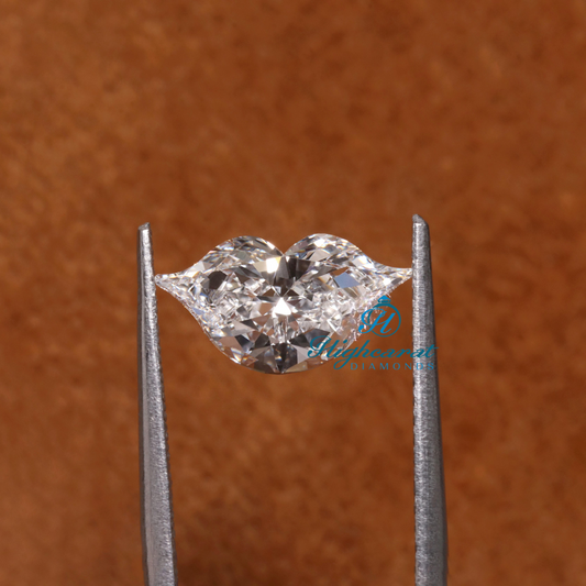 Lip Shape Antique Minimalist Dainty Loose Diamond, Unique lab Grown Elegance Perfect Cluster Diamond Use For Jewelry