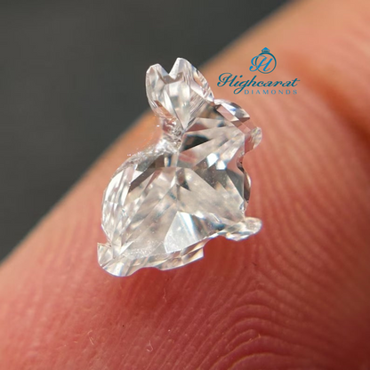 Rabbit Shape Elegant Diamond, High Quality Lab Grown Loose Diamond, Classic Minimalist Diamond Use For Jewelry Making In Women's
