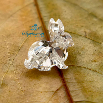 Rabbit Shape Elegant Diamond, High Quality Lab Grown Loose Diamond, Classic Minimalist Diamond Use For Jewelry Making In Women's