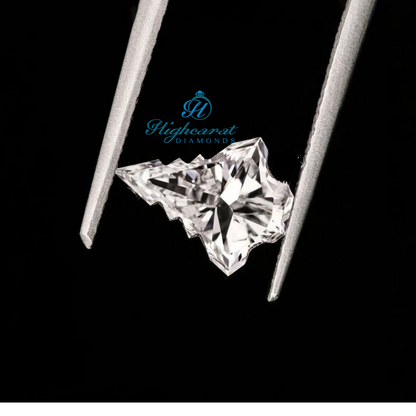 Christmas Tree Shape Diamond, Antique Top Grade Loose Lab Grown Diamond, Stunning Delicate Elegance Diamond Necklace For Her