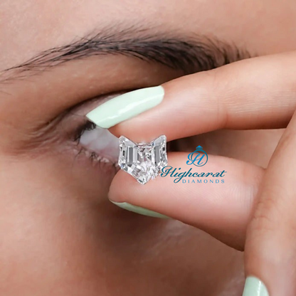 Cat Shape Loose Diamond, Delicate Vintage White Colorless Stunning Lab Grown Diamond Use For All Jewelry