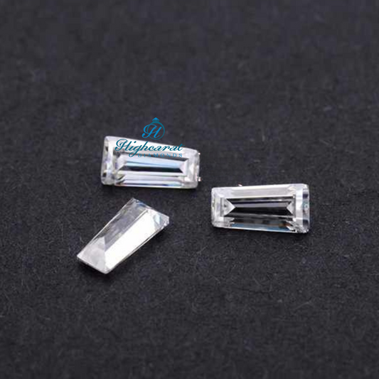 Tapered Baguette Cut Elegance Loose Diamond, White Colorless Lab Grown Antique IGI Certified Diamond  Use For Wedding Jewelry
