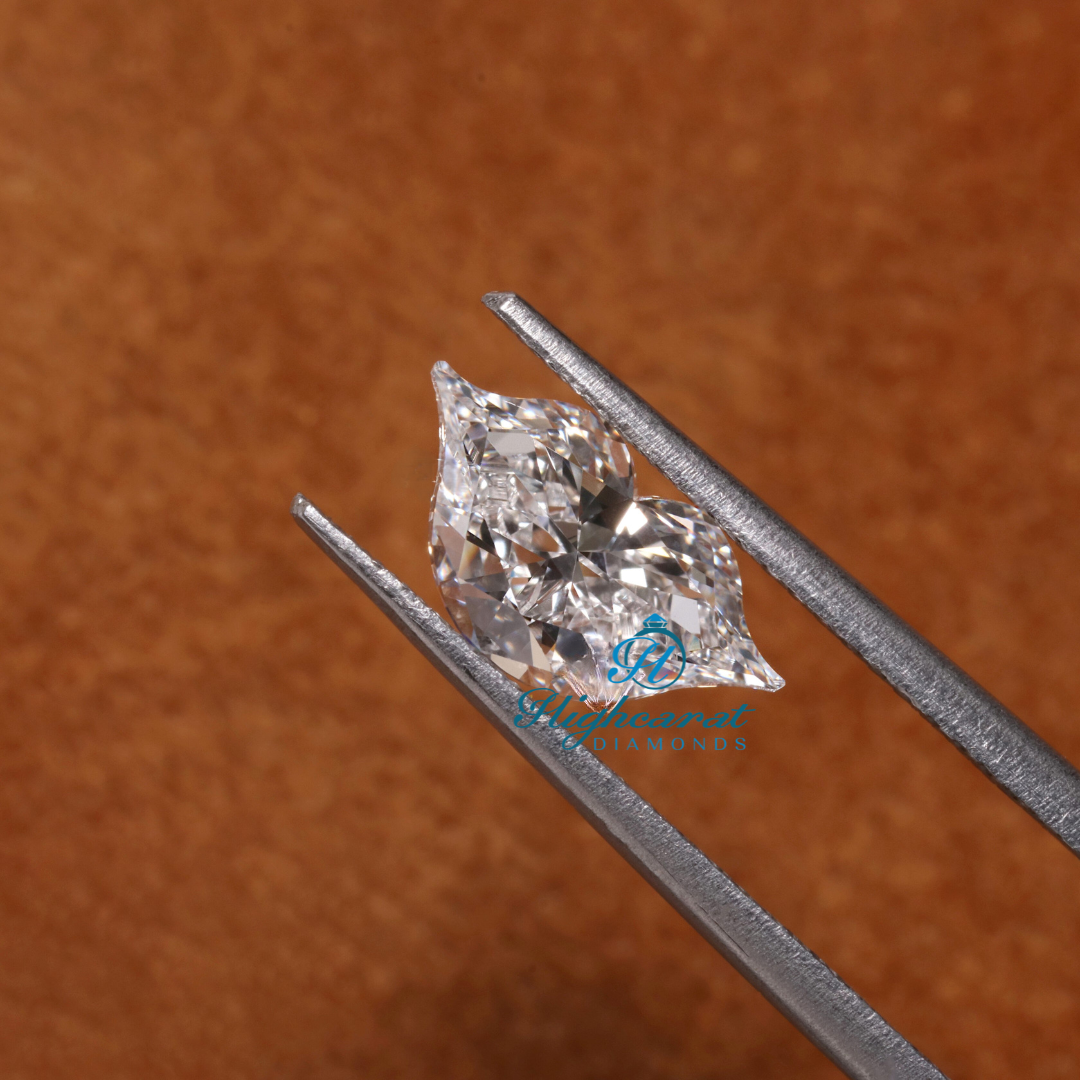 Lip Shape Antique Minimalist Dainty Loose Diamond, Unique lab Grown Elegance Perfect Cluster Diamond Use For Jewelry