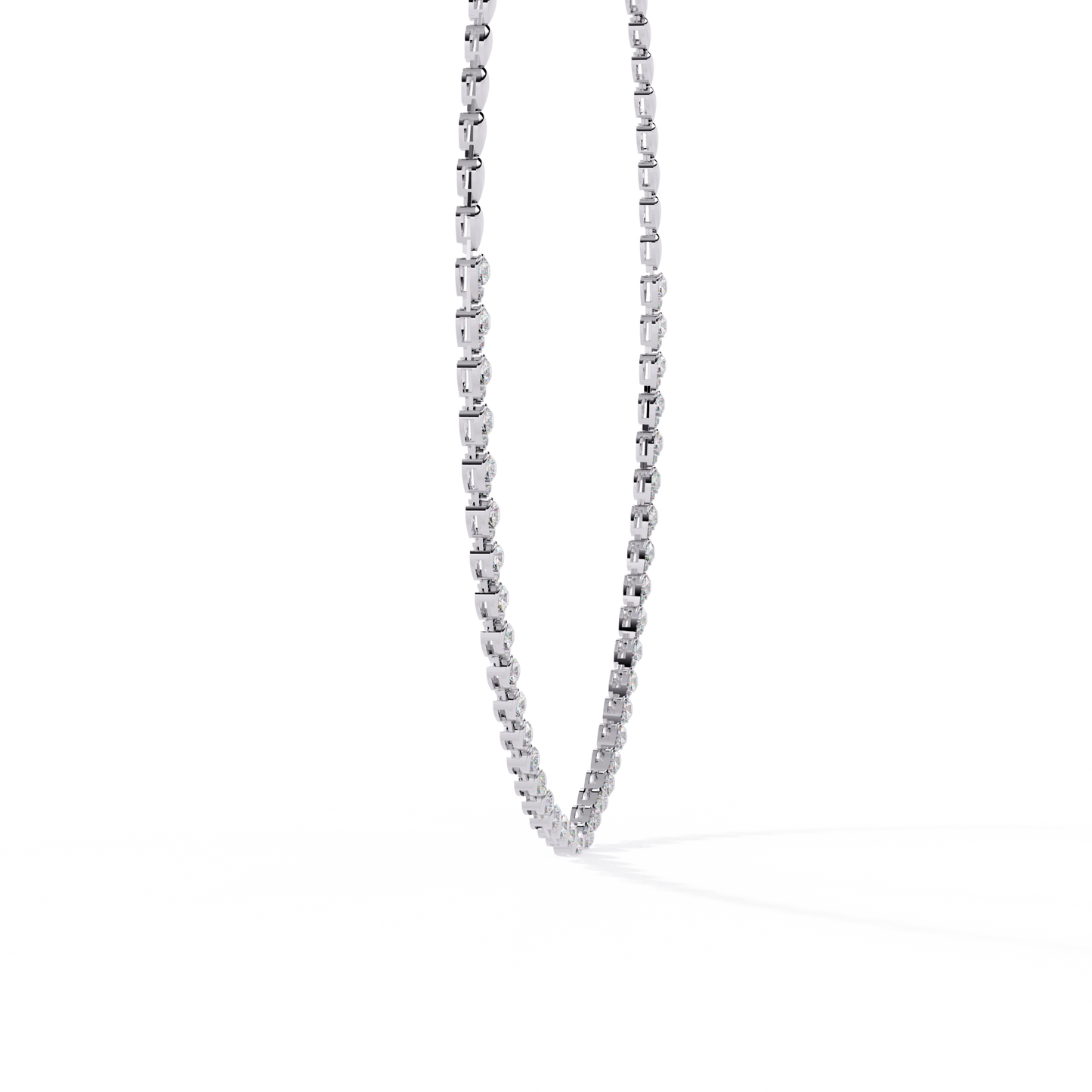 4.84 Ct Round Cut Natural And Lab Grown Stunning Classic Statement Necklace Gift For Her - HIGHCARAT DIAMONDS