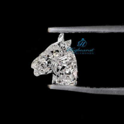 Horse Shape Elegant White Colorless Loose Diamond, Antique Statement Loose Stunning Dainty Diamond Use For  Earring, Pendant