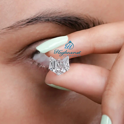 Cat Shape Loose Diamond, Delicate Vintage White Colorless Stunning Lab Grown Diamond Use For All Jewelry