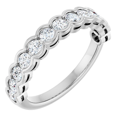 14K Yellow 1/4 CTW Lab-Grown Diamond Anniversary Band