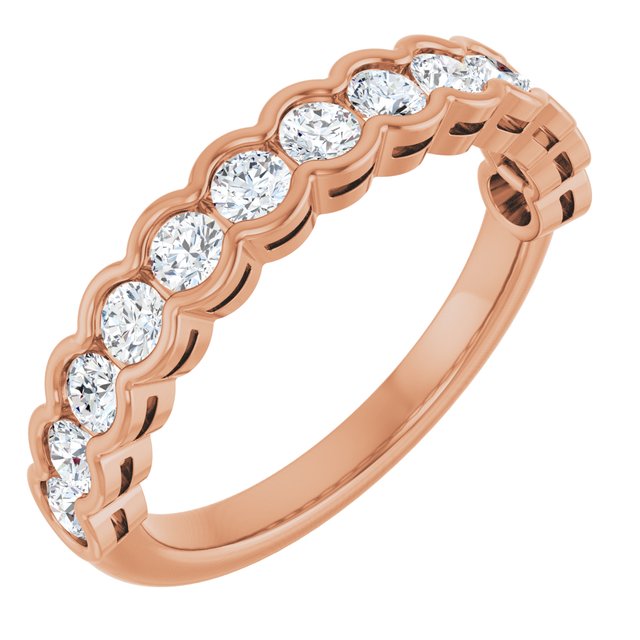 14K Yellow 1/4 CTW Lab-Grown Diamond Anniversary Band