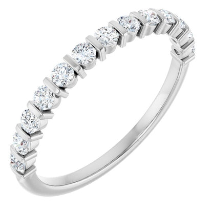 14K White 1/5 CTW Lab-Grown Diamond Anniversary Band