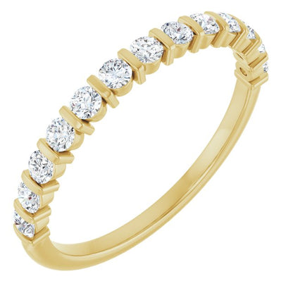 14K White 1/5 CTW Lab-Grown Diamond Anniversary Band