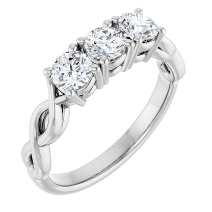 14K Yellow 3/8 CTW Lab-Grown Diamond Anniversary Band