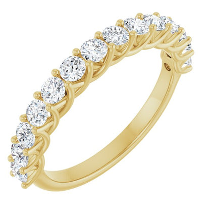 14K Rose 1/2 CTW Lab-Grown Diamond Anniversary Band