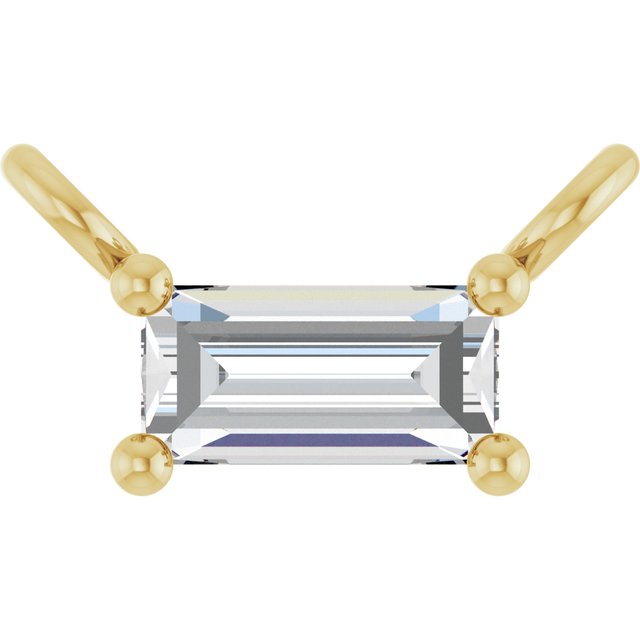 14K Yellow 1/8 CTW Lab-Grown Diamond Pendants Center