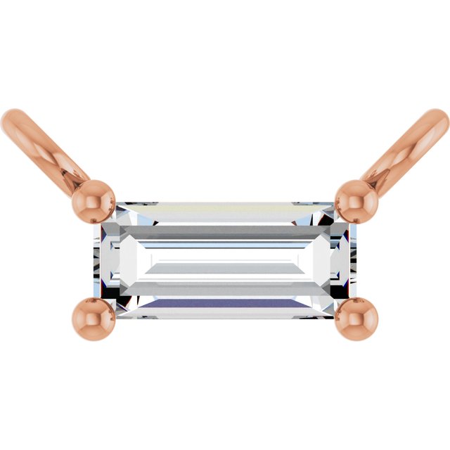 14K Yellow 1/8 CTW Lab-Grown Diamond Pendants Center