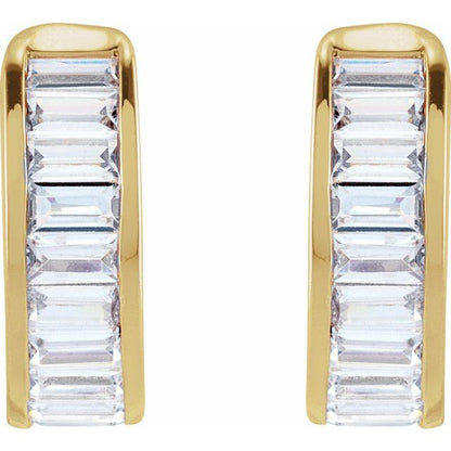 14K Yellow 3/4 CTW Lab-Grown Diamond Ear Cuff