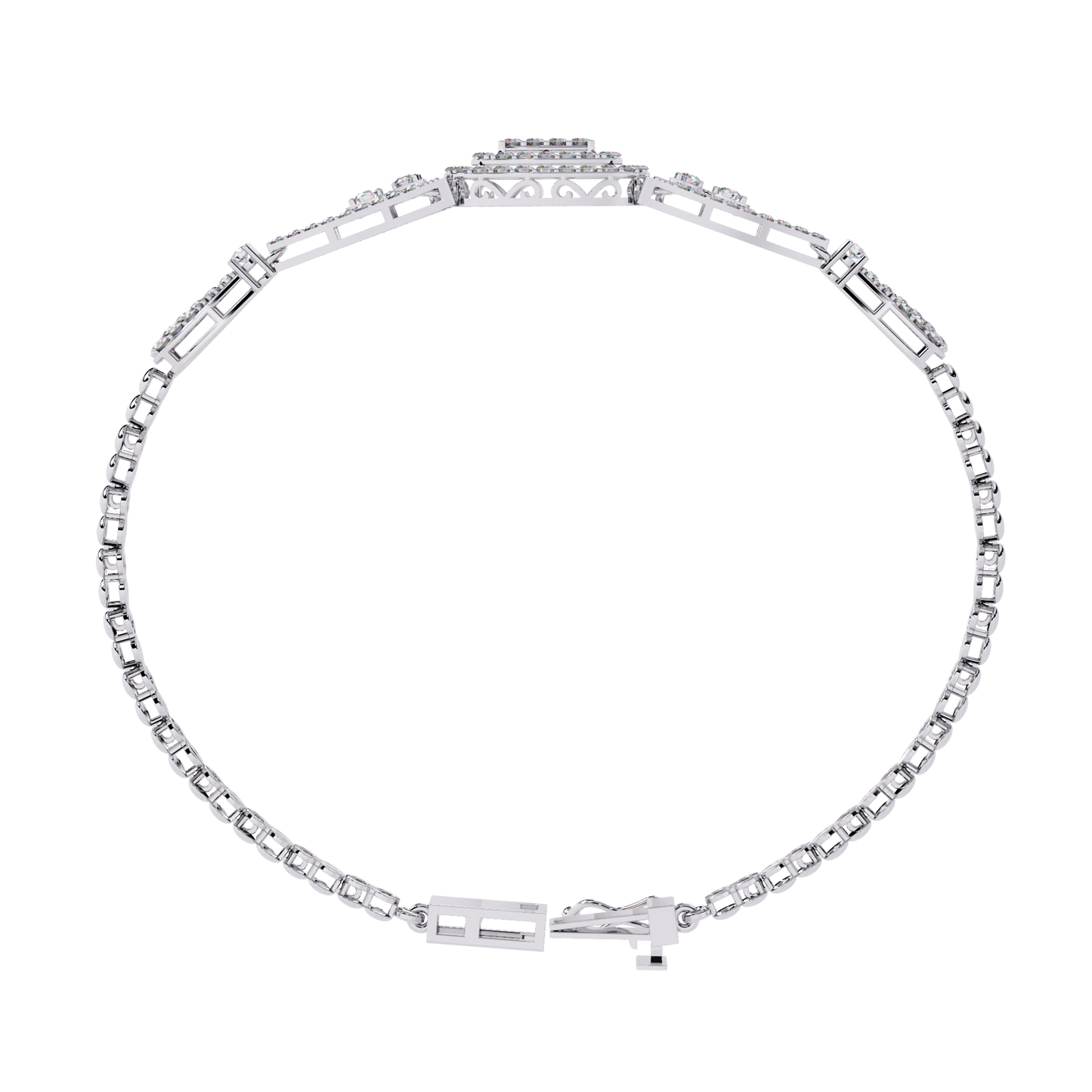 Vintage 1.07Ct Round Cut Lab Grown Diamond Antique Minimalist Perfect Sparkling Bridesmaid Cuff Bracelet
