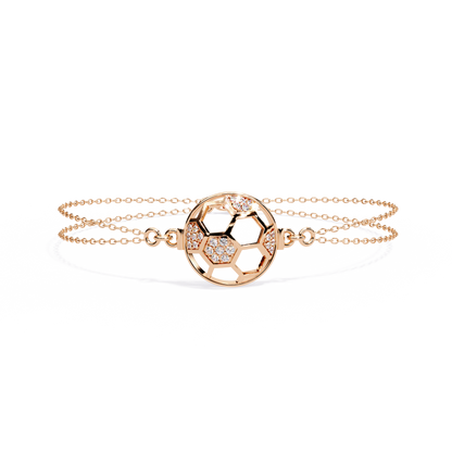 Vintage Circle Shape Round Cut Diamond Elegant Dainty Minimalist Statement Daily Wear Cuff Bracelet For Her