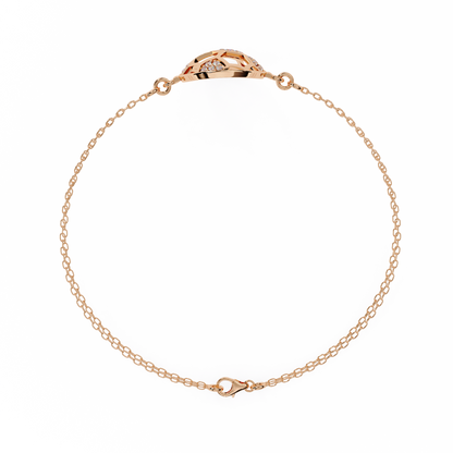 Vintage Circle Shape Round Cut Diamond Elegant Dainty Minimalist Statement Daily Wear Cuff Bracelet For Her