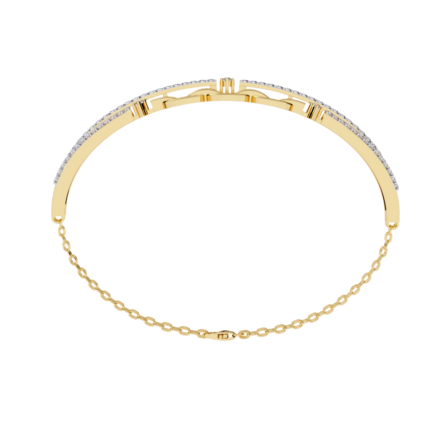 Round Cut Top Grade Lab Grown Diamond Unique Vintage Miniamlsit Dainty Perfect Party Wear Cuff Bracelet