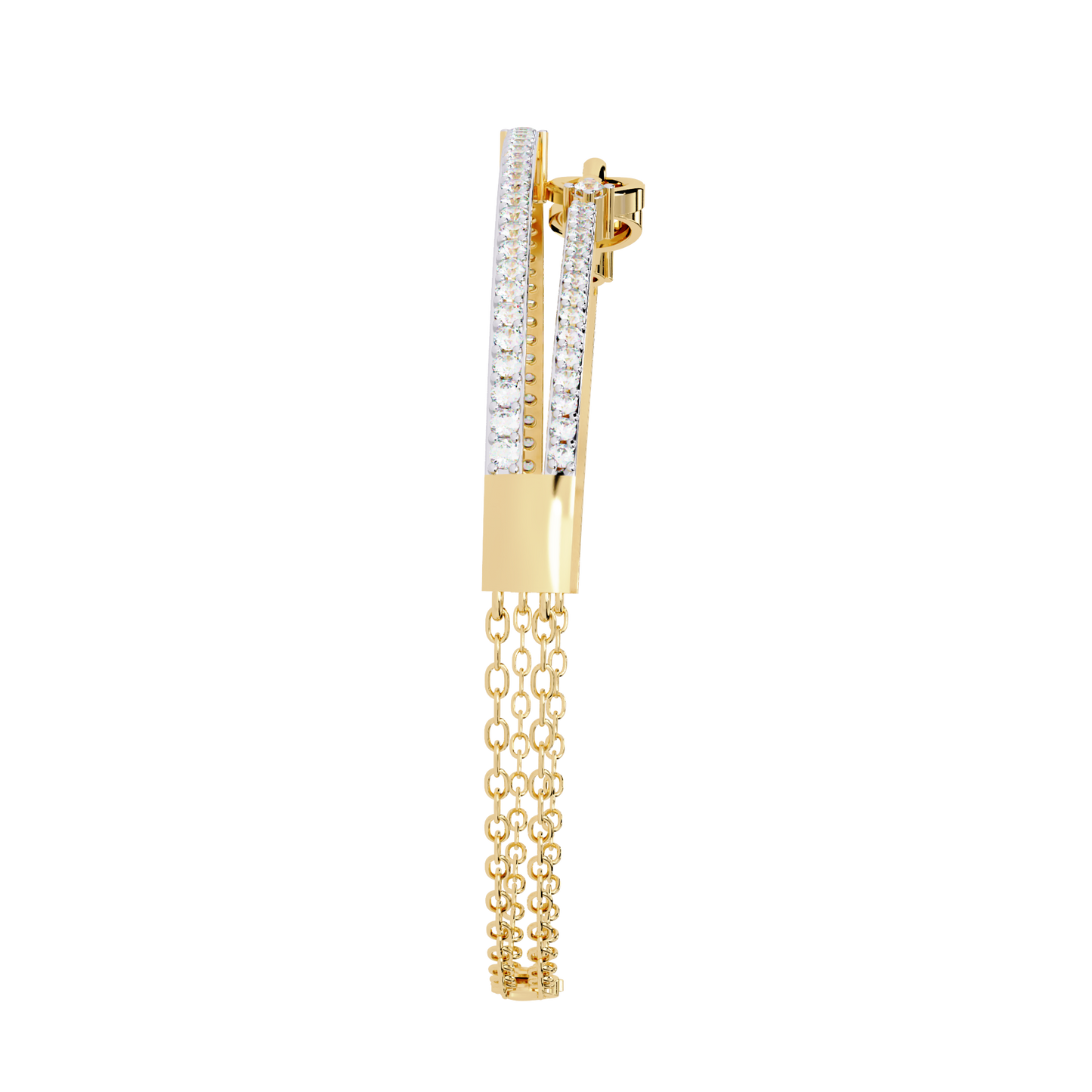 Round Cut Top Grade Lab Grown Diamond Unique Vintage Miniamlsit Dainty Perfect Party Wear Cuff Bracelet