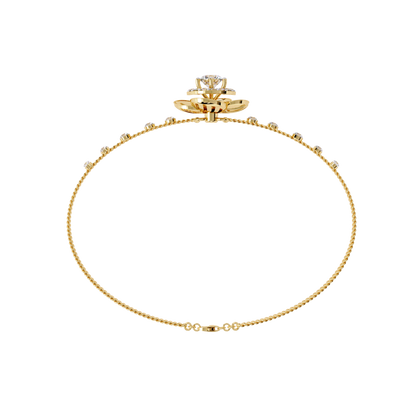 Round Cut Diamond Flower Shape Delicate Vintage Perfect Stunning Every Day Cuff Bracelet Gift For Het