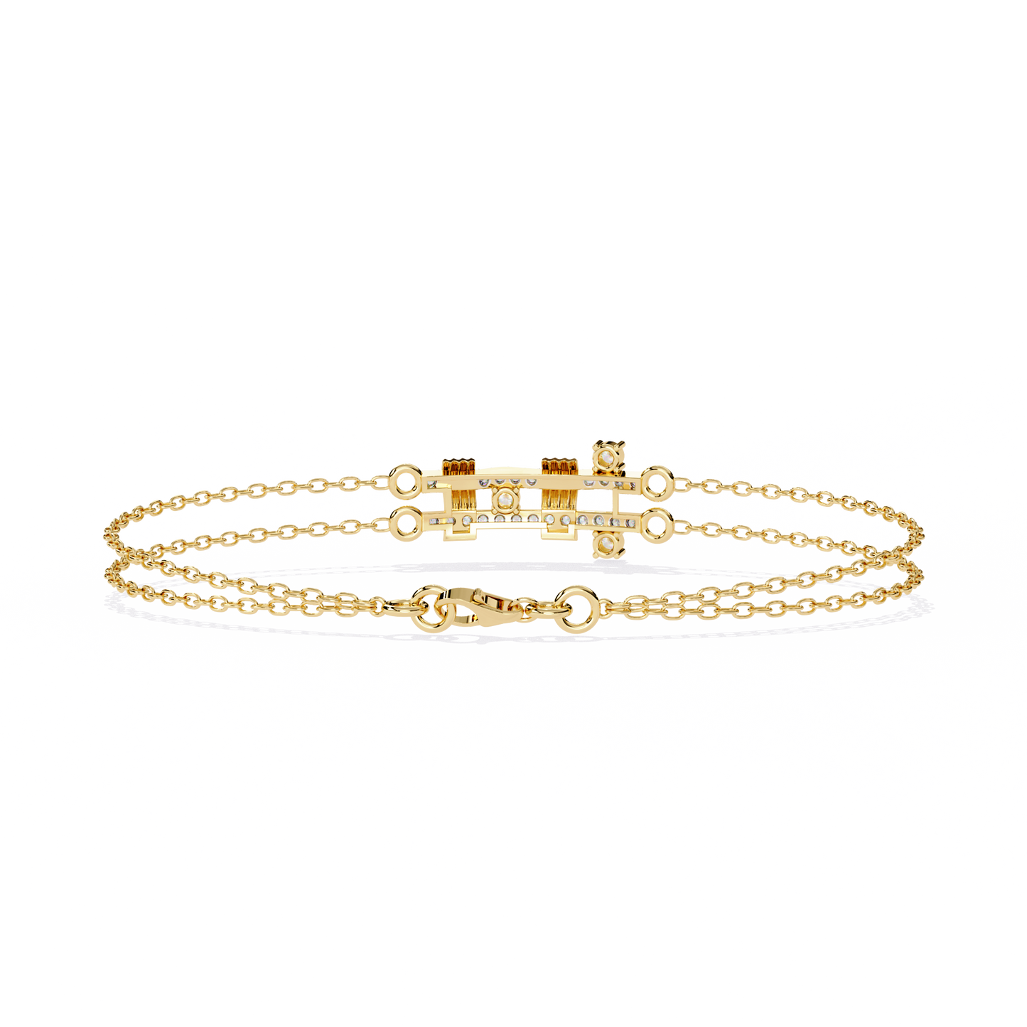 Round Cut Diamond Antique Cluster Dainty Minimalist Statement Cuff Bracelet Gift For Women's