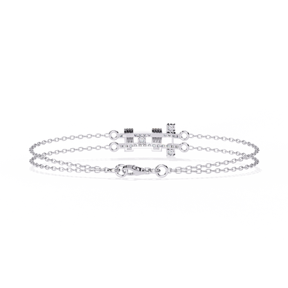 Round Cut Diamond Antique Cluster Dainty Minimalist Statement Cuff Bracelet Gift For Women's