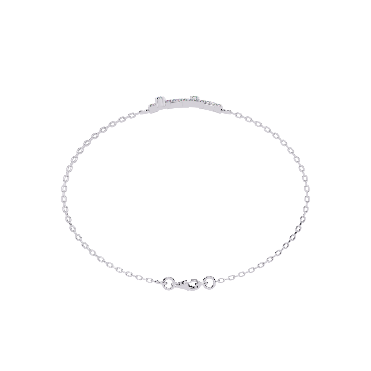 Round Cut Diamond Antique Cluster Dainty Minimalist Statement Cuff Bracelet Gift For Women's