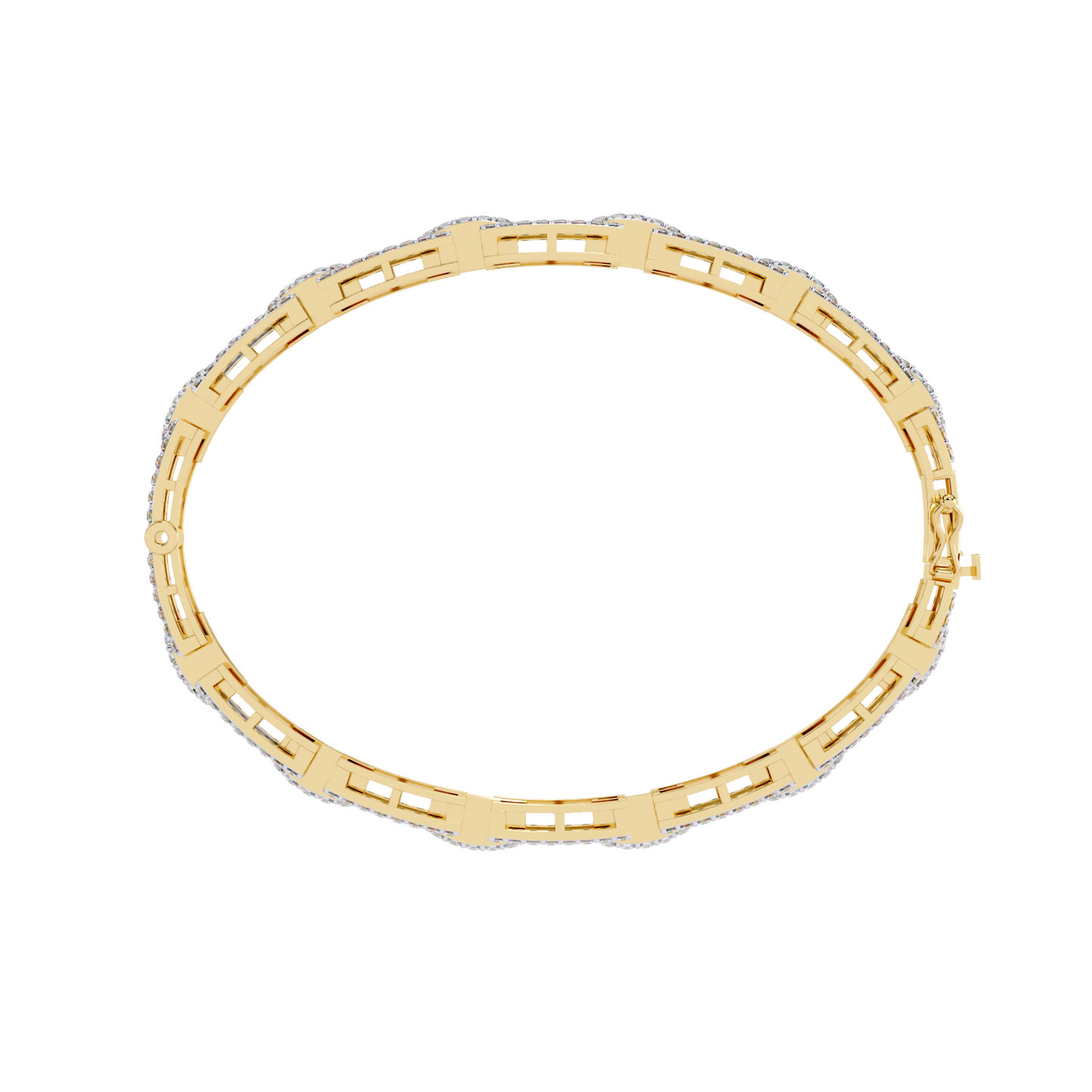 2.31Ct Round Cut Top Grade Diamond Delicate Vintage Elegant Stunning Timeless Bridesmaid Line Bracelet For Gift