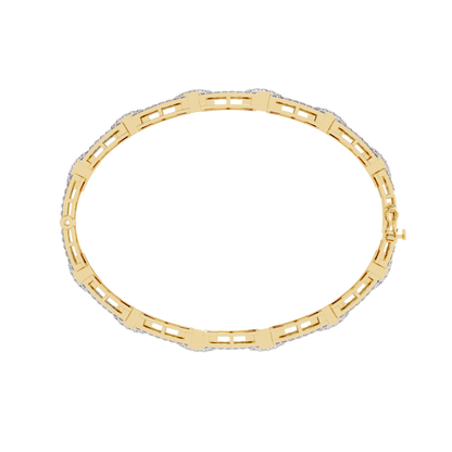 2.31Ct Round Cut Top Grade Diamond Delicate Vintage Elegant Stunning Timeless Bridesmaid Line Bracelet For Gift