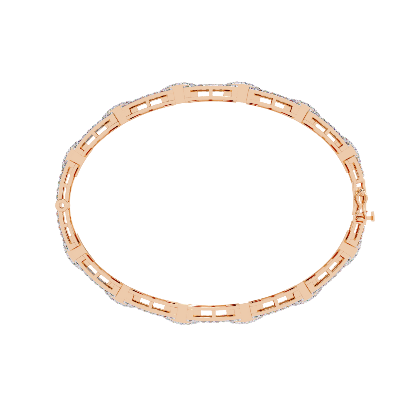 2.31Ct Round Cut Top Grade Diamond Delicate Vintage Elegant Stunning Timeless Bridesmaid Line Bracelet For Gift