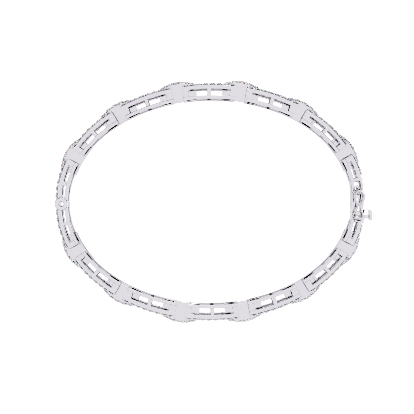 2.31Ct Round Cut Top Grade Diamond Delicate Vintage Elegant Stunning Timeless Bridesmaid Line Bracelet For Gift