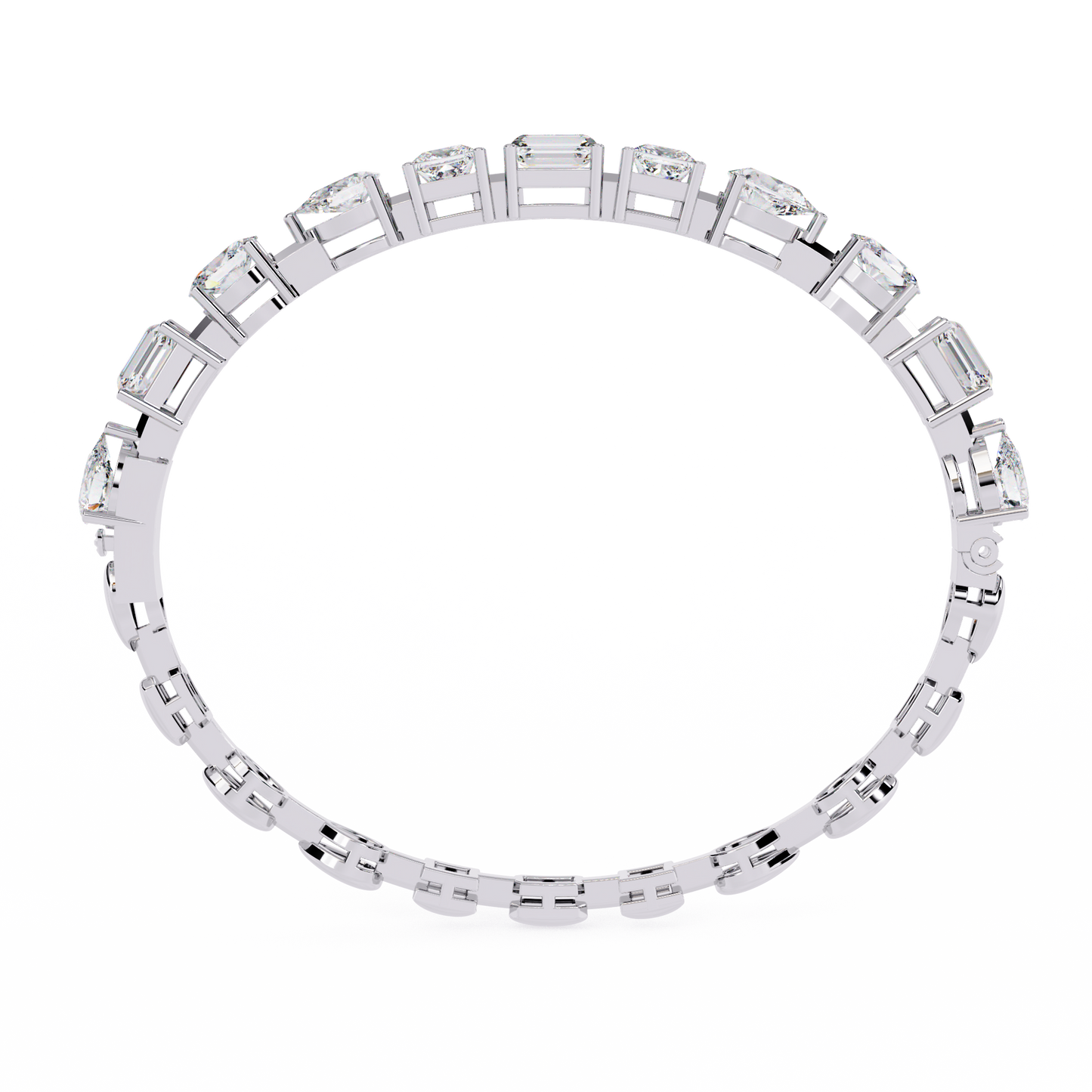 13.84Ct Multi Shape Diamond Minimalist Antique Vintage Inspired Handcrafted Stunning Tennis Bracelet For Her