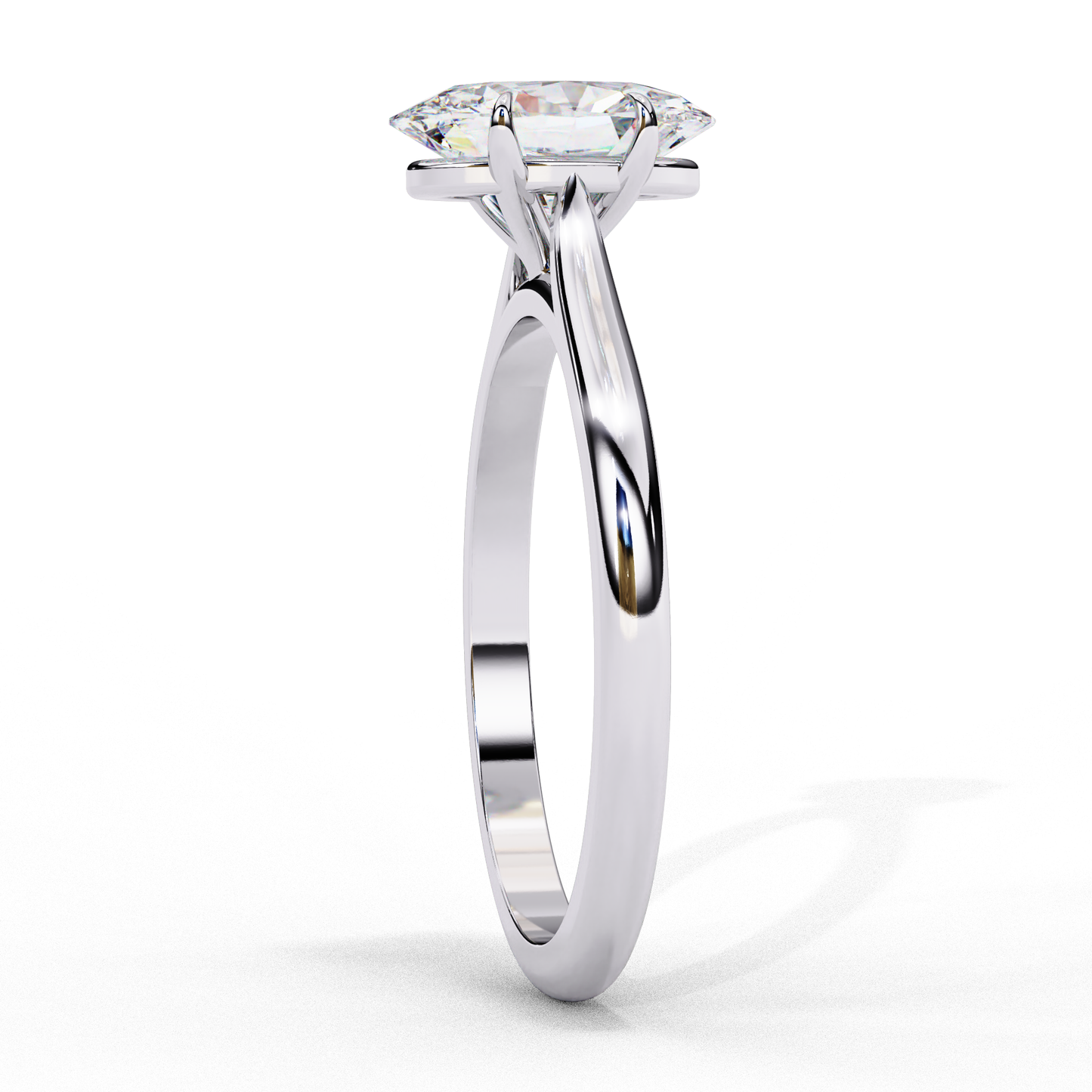 1.20 Ct Oval Cut Pave Set Lab Grown Diamond Vintage Minimalist Engagement Ring for you